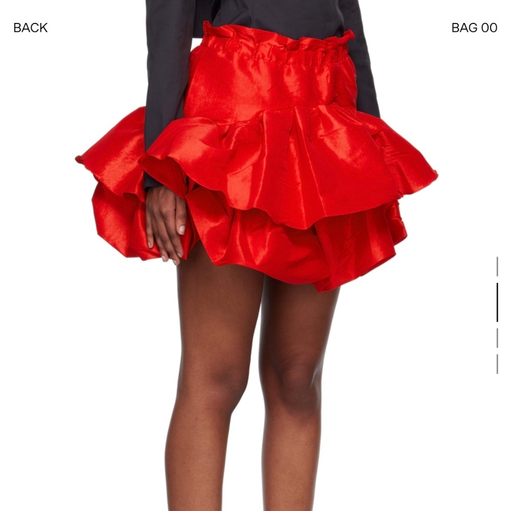 Red Kika Vargas Skirt